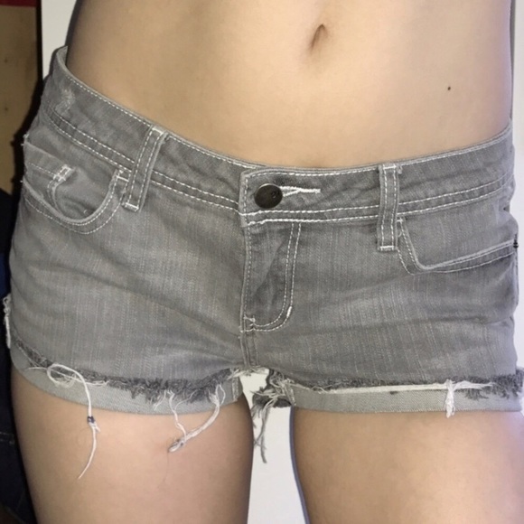 Forever 21 Pants - Forever 21 Grey Gray Distressed Shorts